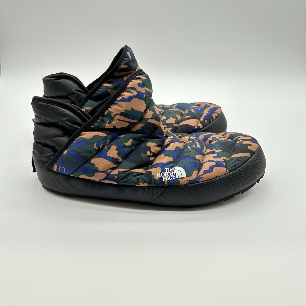 The North Face Thermoball Traction Booties Mens 9 Camouflage Slippers Puffer